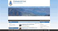 Desktop Screenshot of comune.civo.so.it
